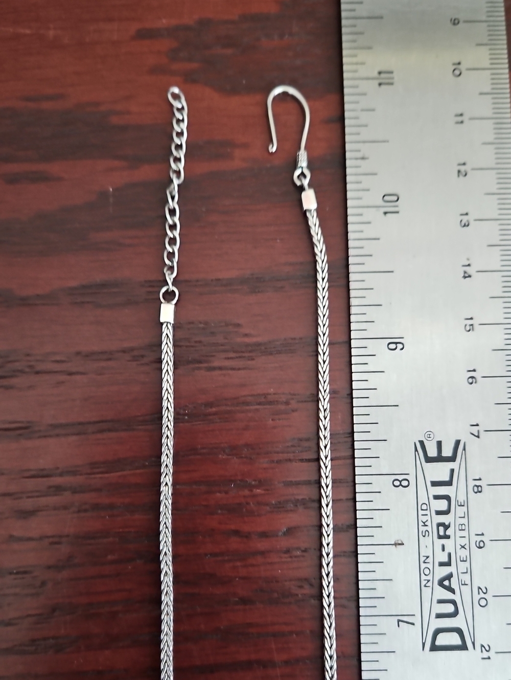 Lori Bonn Silver Drop Necklace - Picture 4 of 7
